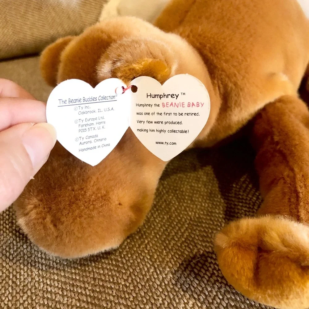 Ty Beanie Buddy Humphrey the Camel 1998 Vintage Plush Rare Tag Errors Retired